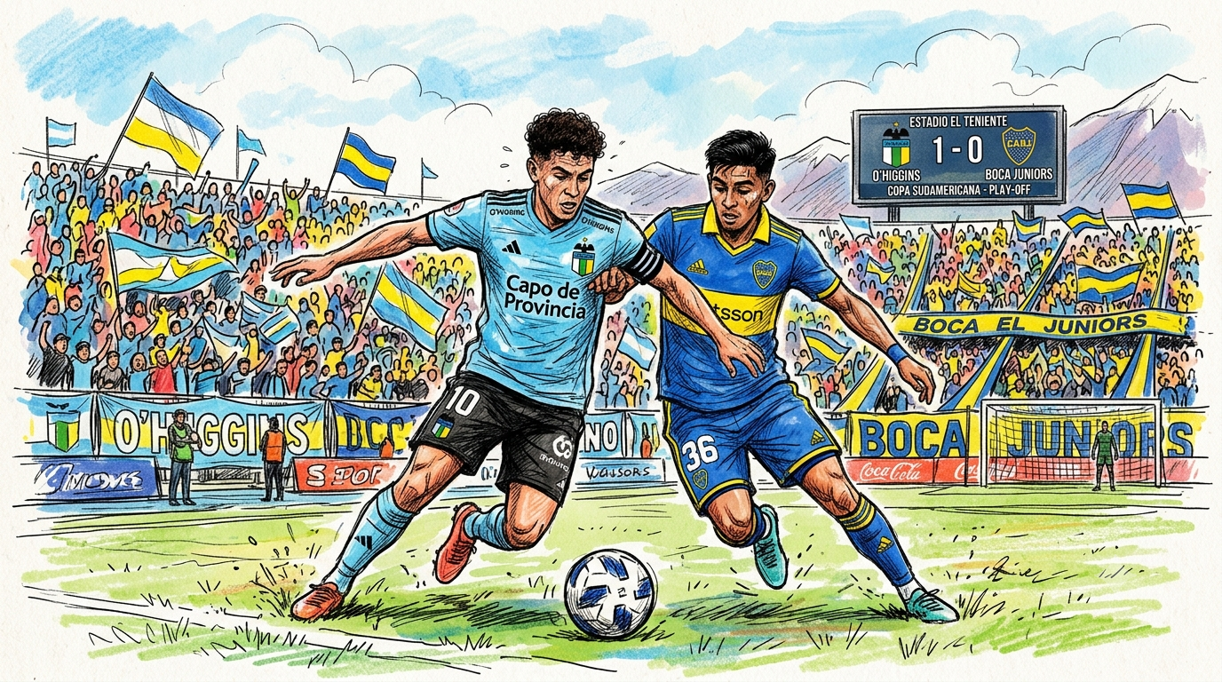 Partido de Copa Sudamericana O'Higgins vs. Boca Juniors
