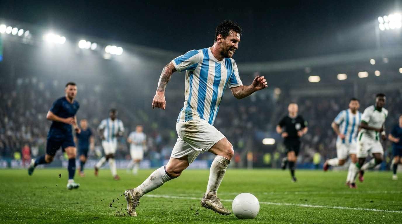 Lionel Messi evoca su histórica trayectoria en los Mundiales con una escena épica y emotiva.