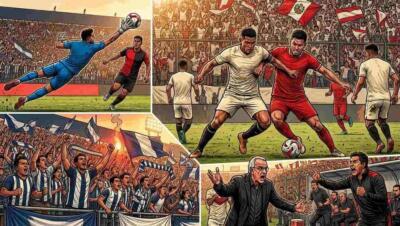 Acciones intensas de la jornada 17 de la Liga 1 de Perú en estadios llenos.