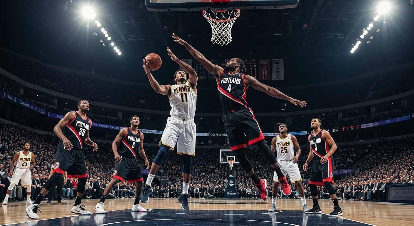 Trail Blazers vs Nuggets: Previa y análisis del duelo NBA hoy